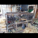 Eine Maschine zum Schälen von Zuckerrohr